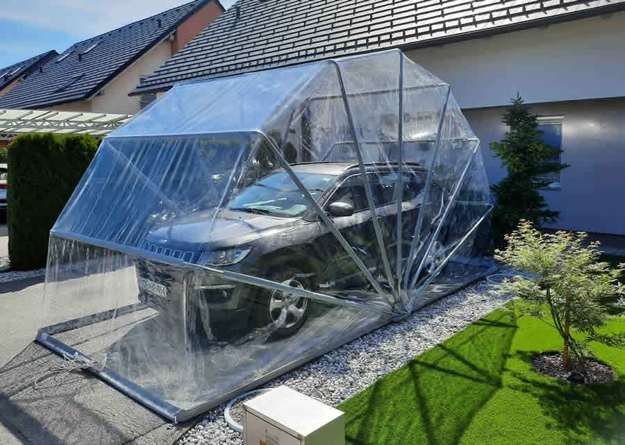 Prozirna pokrivna cerada