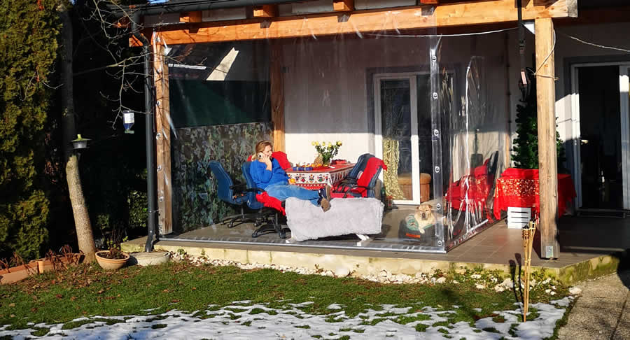 Prozirne PVC cerade za balkone