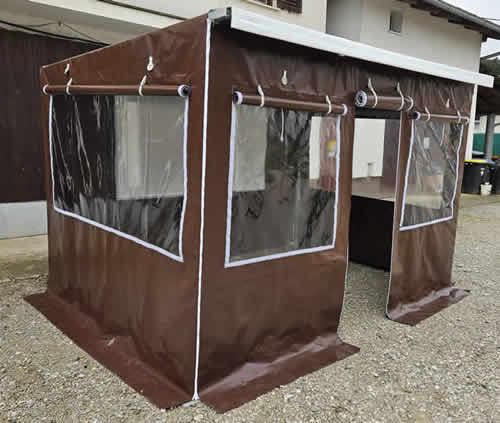 kamp kuhinja, kuhinja za kampiranje velika, kamp kuhinja šotor, vrtna letna kuhinja, poceni letna kuhinja 